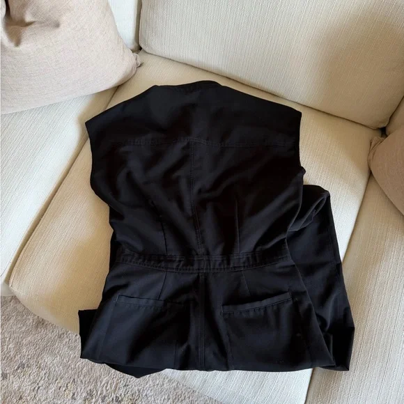 Black Rafaela Figs Cargo ScubJumpsuit XS - Picture 4 of 4